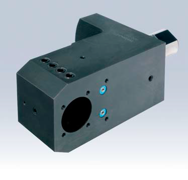 MZMP46-BG12Z-C. Lyndex Mazak VDI40 Static BG1.1/4" Z-Axis 90Deg Horizontal IntExtCoolant