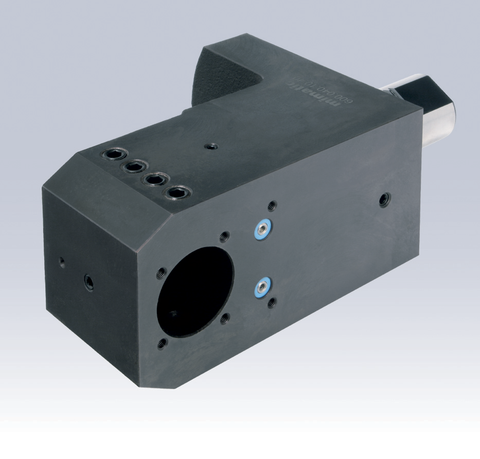 MZQT46-BG12Z-C. Lyndex Mazak VDI40 Static BG1.1/4" Z-Axis 90Deg Horizontal IntExtCoolant