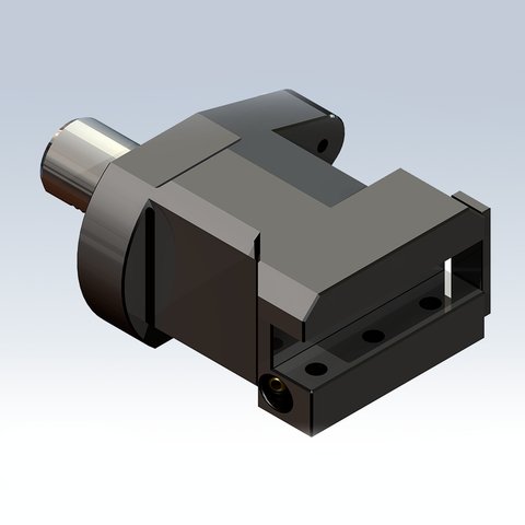 MZQT47-ID10Z. Lyndex Mazak VDI40 Static ID1"SQR Z-Axis 90Deg ExtCoolant