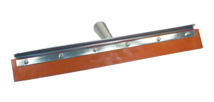 24" Floor Squeegee - Straight - Standard Duty, Red Gum Blade