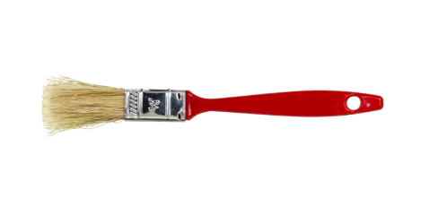 4" Wall Brush - White Bristle Fill, Wood Handle